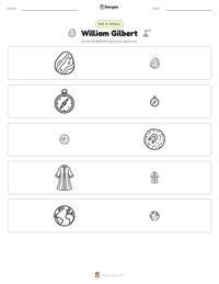 William Gilbert printable worksheet preview