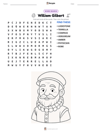 William Gilbert printable worksheet preview