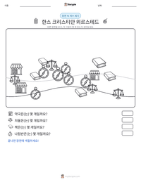 한스 크리스티안 외르스테드 인쇄 가능한 워크시트 미리보기
