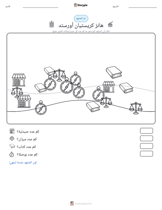 مشهد العد