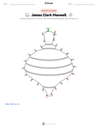 James Clerk Maxwell afdrukbare werkblad voorbeeld
