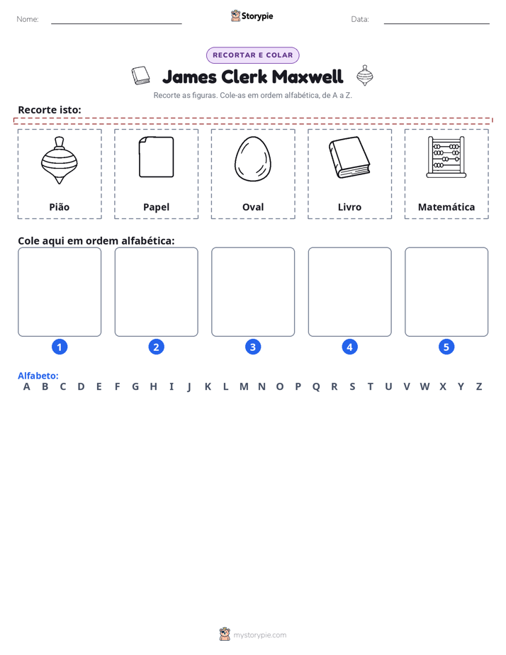 Recortar & Colar Alfabeto