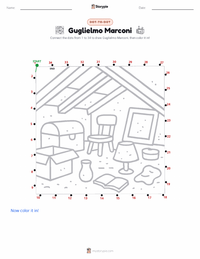 Guglielmo Marconi printable worksheet preview