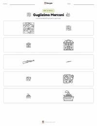 Guglielmo Marconi printable worksheet preview