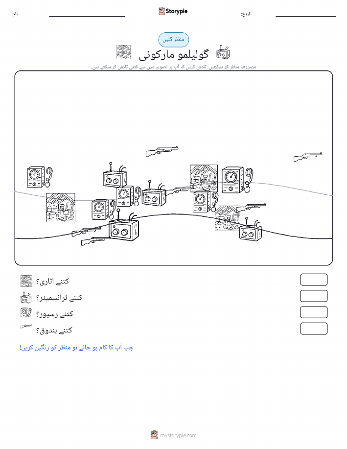 گنتی کا منظر