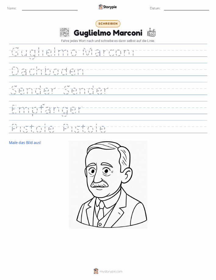 Schreibübung