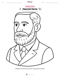 Heinrich Hertz yazdırılabilir çalışma sayfası önizlemesi