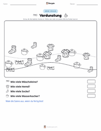 Verdunstung druckbare Arbeitsblatt Vorschau