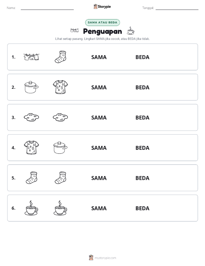 Sama atau Berbeda