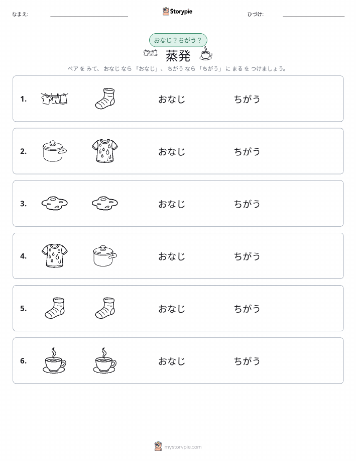 同じか違うか