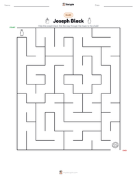 Joseph Black printable worksheet preview