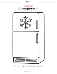 Refrigeration printable worksheet preview