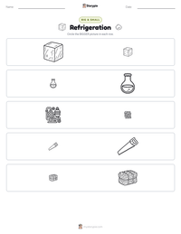 Refrigeration printable worksheet preview