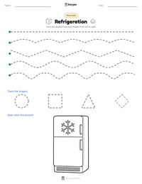 Refrigeration printable worksheet preview