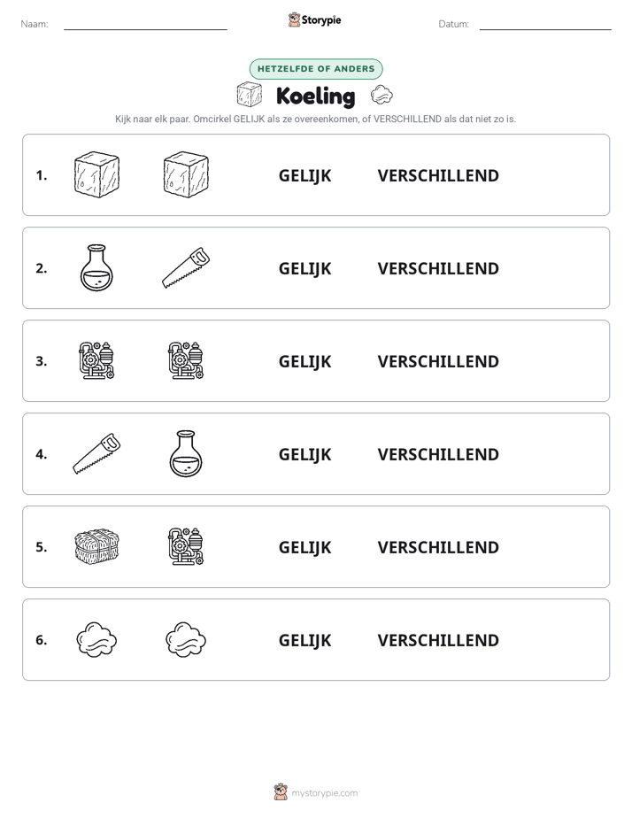 Zelfde of Verschillend