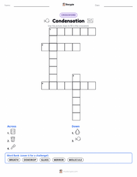 Condensation printable worksheet preview