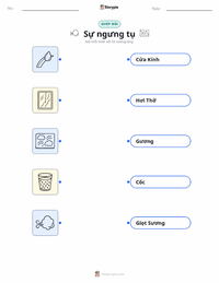 Tài liệu in sẵn Sự ngưng tụ cho trẻ em