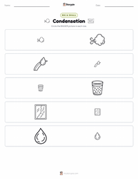 Condensation printable worksheet preview