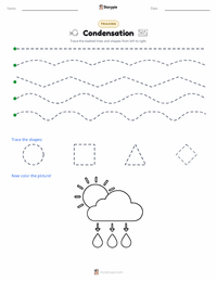 Condensation printable worksheet preview