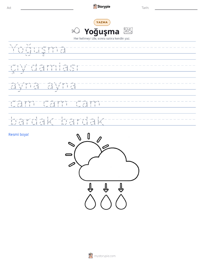 Yazma Pratiği