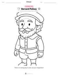 Bernard Palissy printable worksheet preview