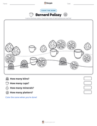 Bernard Palissy printable worksheet preview