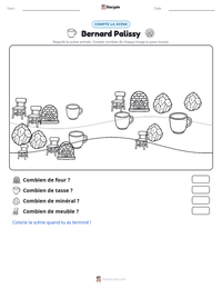 Aperçu de la feuille de travail imprimable Bernard Palissy