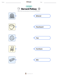 Bernard Palissy printable worksheet preview