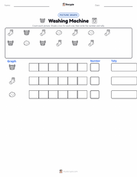 Washing Machine printable worksheet preview