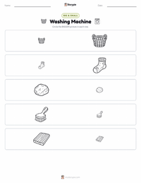 Washing Machine printable worksheet preview