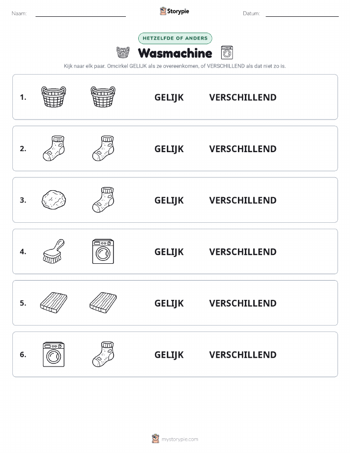 Zelfde of Verschillend