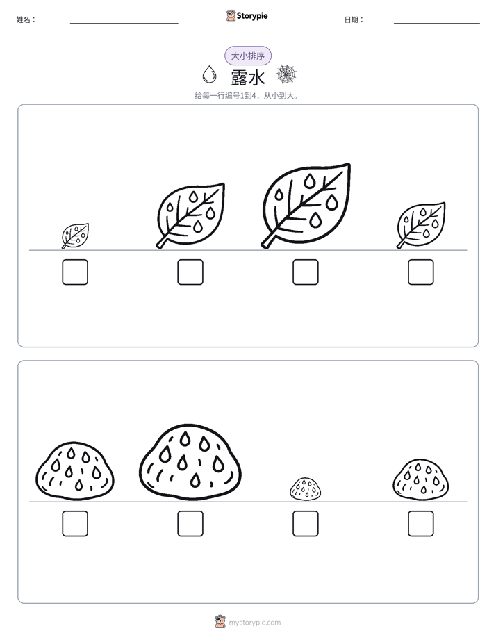 大小排序