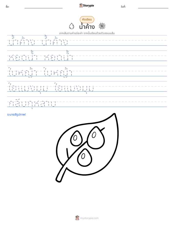 การฝึกเขียน