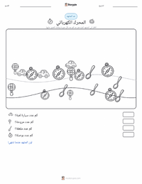 معاينة ورقة العمل القابلة للطباعة المحرك الكهربائي