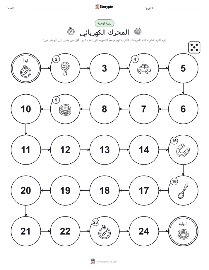 لعبة لف و تحرك