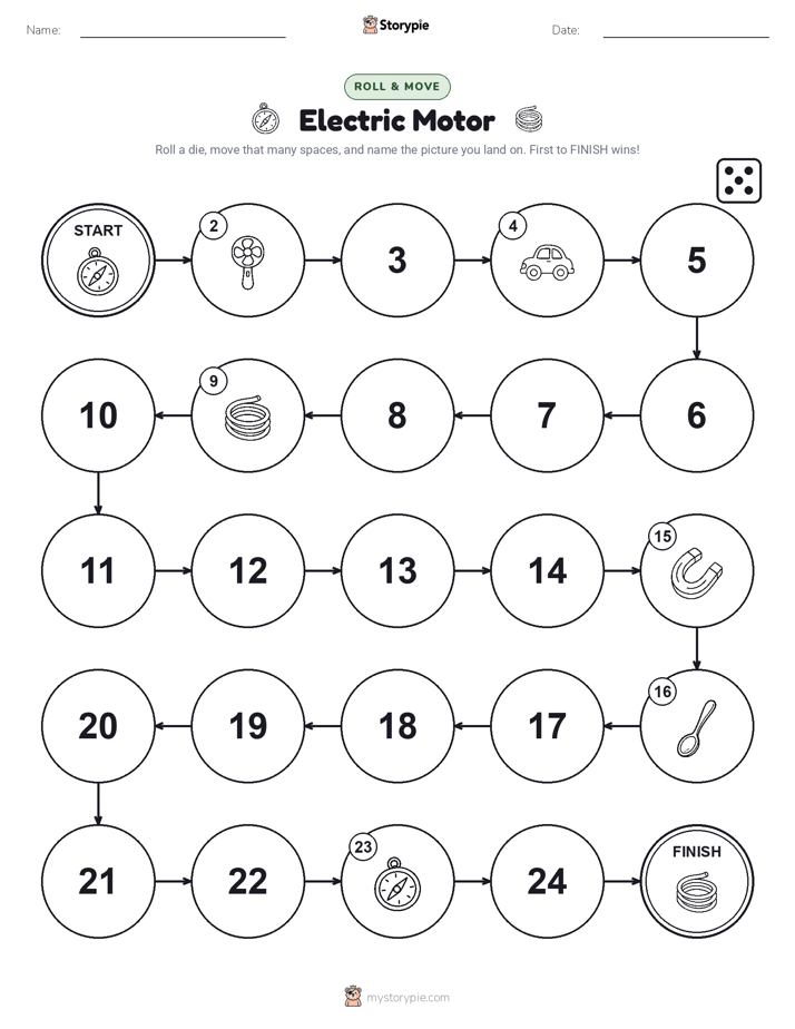 Roll & Move Game