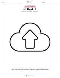 Prabaca lembar kerja cetak Cloud