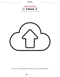 Anteprima della scheda stampabile di Il Cloud