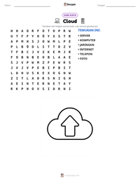 Prabaca lembar kerja cetak Cloud