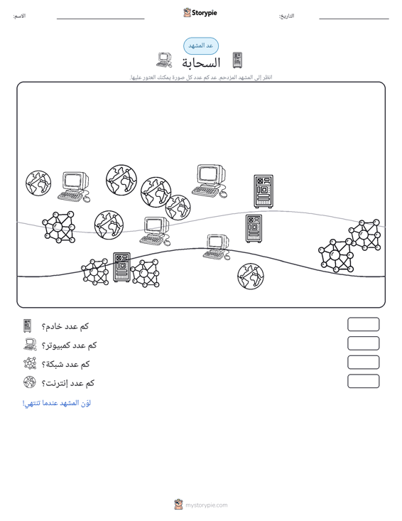 مشهد العد
