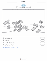 مائیکروویو اوون پرنٹ کرنے کے قابل ورکشیٹ کا پیش نظارہ