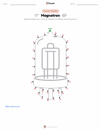 Magnetron afdrukbare werkblad voorbeeld