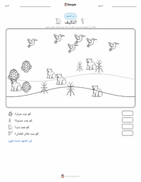 معاينة ورقة العمل القابلة للطباعة التكيف
