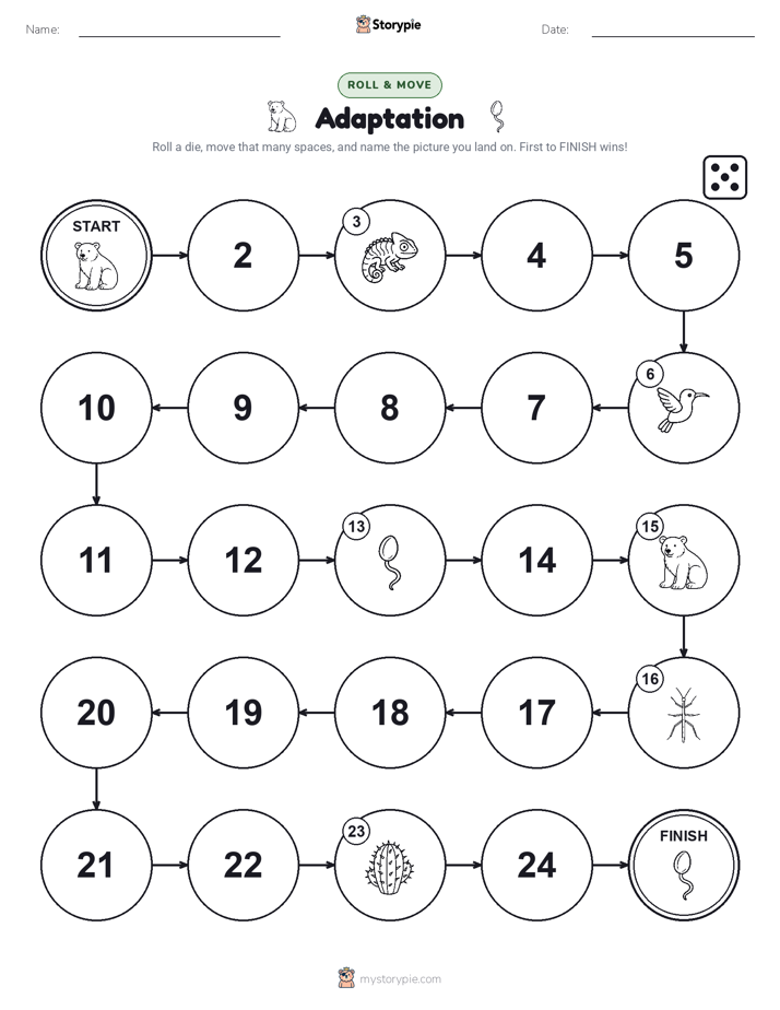 Roll & Move Game