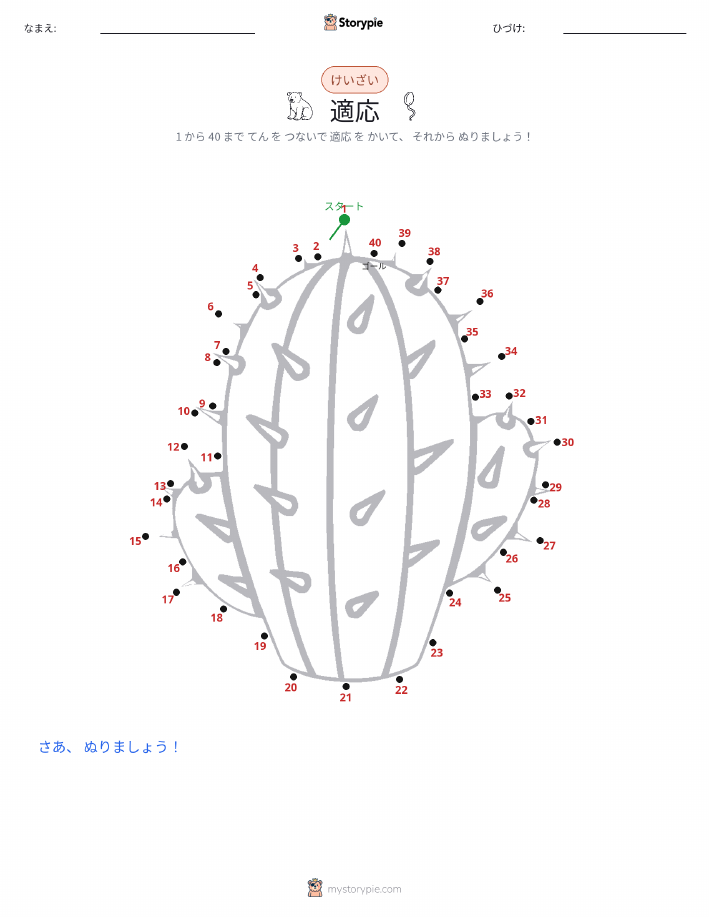 点つなぎ