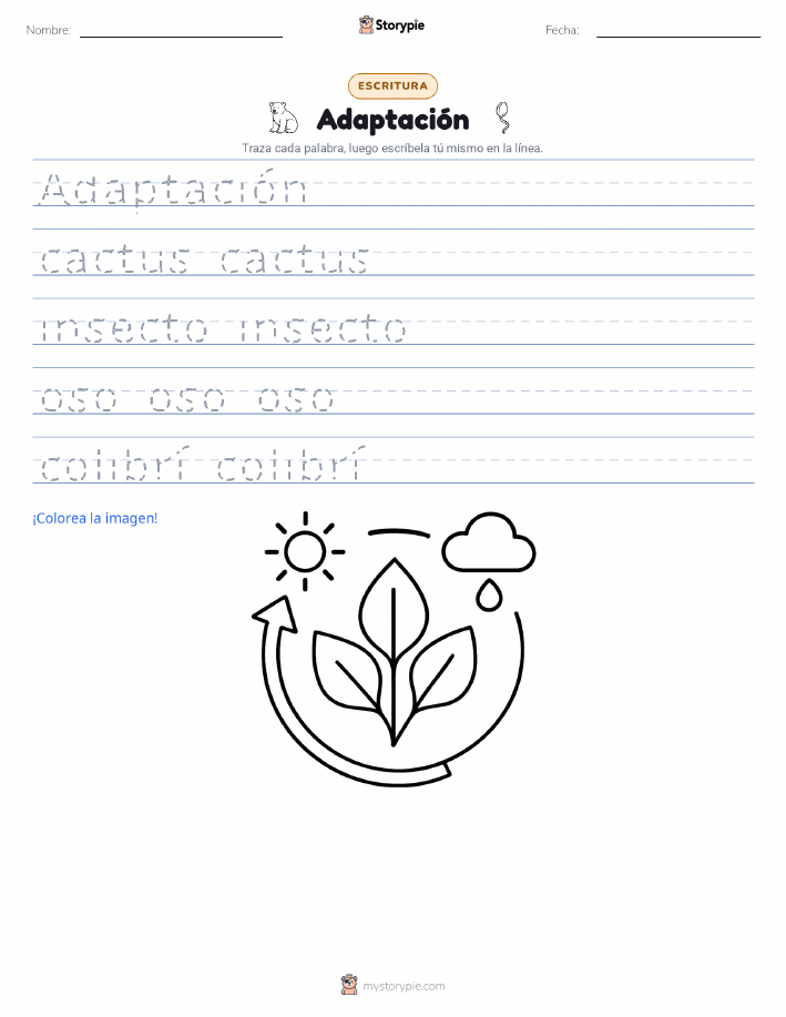 Práctica de Escritura