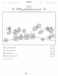 معاينة ورقة العمل القابلة للطباعة نظام تحديد المواقع العالمي