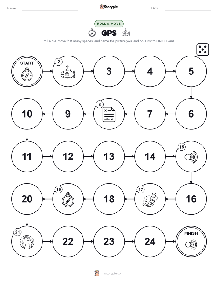Roll & Move Game