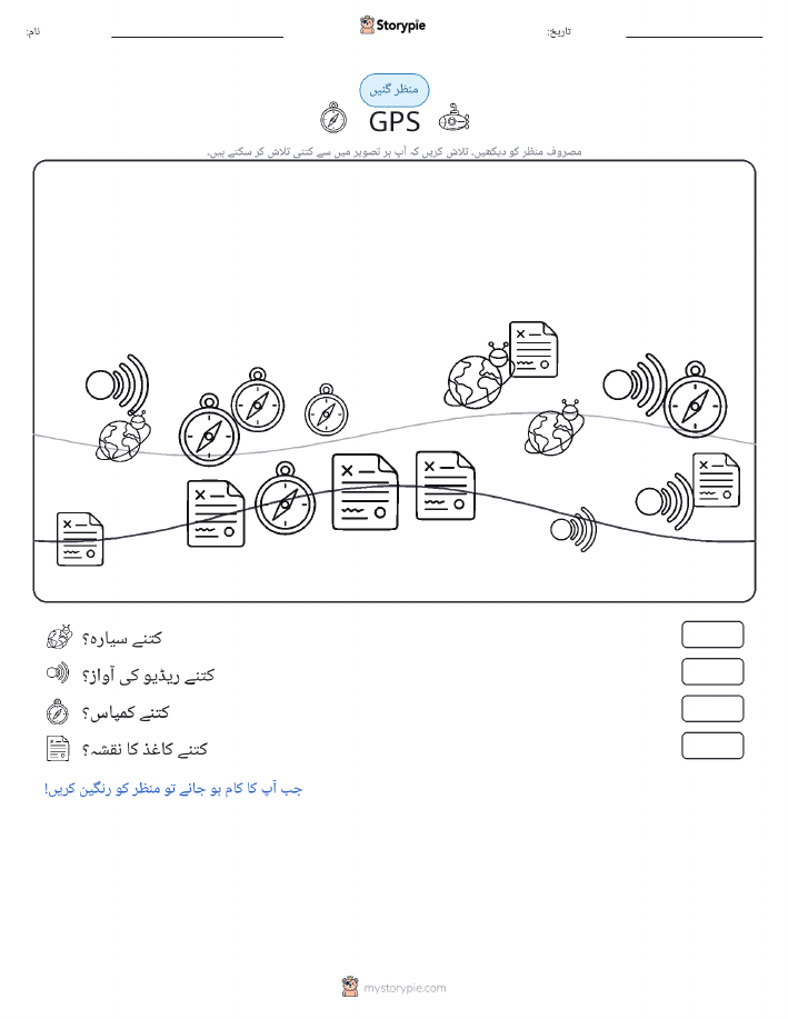 گنتی کا منظر