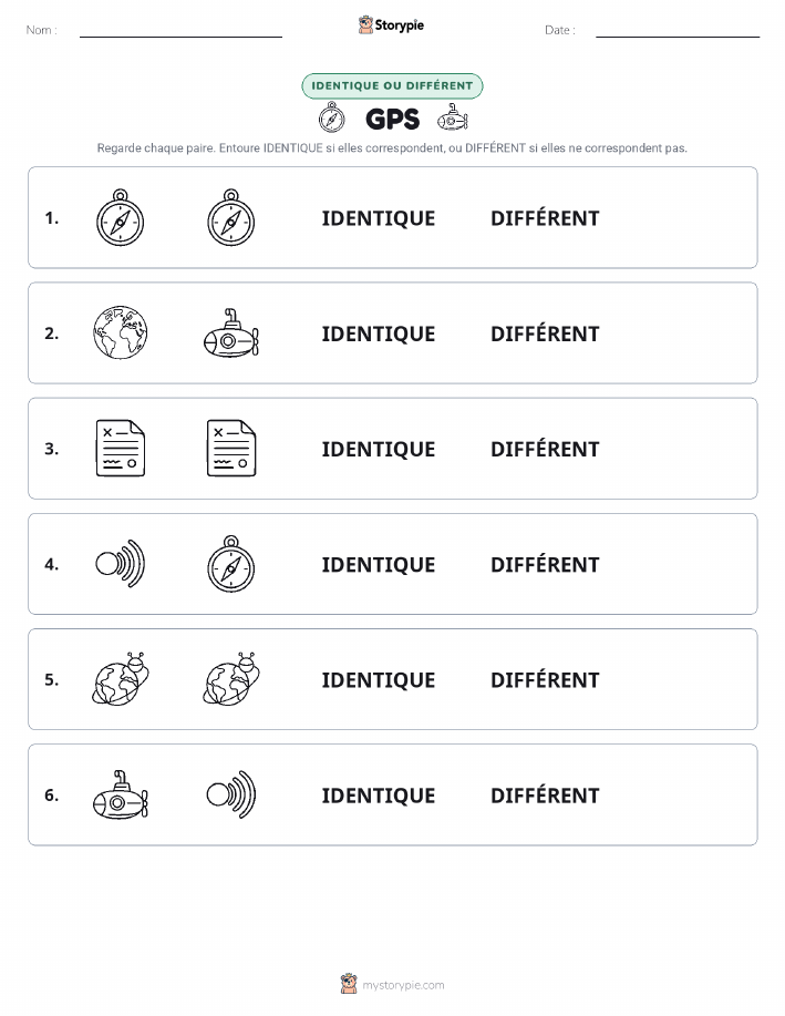 Identique ou Différent